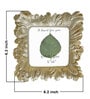 Gold Metal Leaves Design Premium Luxuary Table Photo Frame
