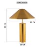 Gold Metal Metal Halo table lamp