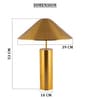 Gold Metal Metal Halo table lamp