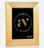 Gold Metal Radiance Wall And Tabletop Photo Frame 5X7Inches