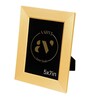 Gold Metal Radiance Wall And Tabletop Photo Frame 5X7Inches