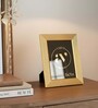 Gold Metal Radiance Wall And Tabletop Photo Frame 5X7Inches