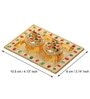Gold Metal Roli Chawal Holder, Akshata Haldi Kumkum Holder
