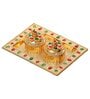 Gold Metal Roli Chawal Holder, Akshata Haldi Kumkum Holder