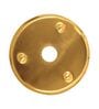 Gold Metal Round Planter