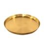 Gold Metal Round Planter