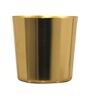 Gold Metal Round Planter