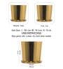 Gold Metal Round Planter