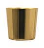Gold Metal Round Planter