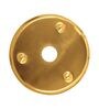 Gold Metal Round Planter