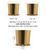 Gold Metal Round Planter