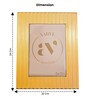 Gold Metal Royal Wall And Tabletop Photo Frame 5X7Inches