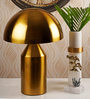 Gold Metal Shade Table Lamp with Gold Base