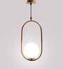 Hazel Gold Metal Hanging Light