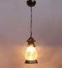 Gold Metal Single Hanging Light