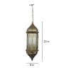 Baxton Gold Metal Hanging Light