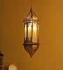 Baxton Gold Metal Hanging Light