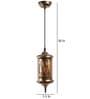 Castle Gold Metal Hanging Light