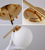 Engage Gold Metal Single Hanging Light