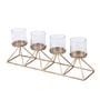 Gold Metal Table Tea Light Holder
