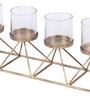 Gold Metal Table Tea Light Holder