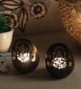 Gold Metal Table Tea Light Holder