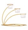 Tree Branch Style Gold Metal Table Tea Light Holder