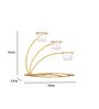 Tree Branch Style Gold Metal Table Tea Light Holder