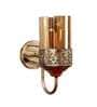 Metal Wall Mounted Uplight Sconce (Antique Gold)