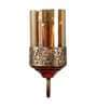 Metal Wall Mounted Uplight Sconce (Antique Gold)