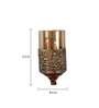 Potenza Metal Wall Mounted Uplight Sconce (Antique Gold)