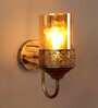 Metal Wall Mounted Uplight Sconce (Antique Gold)