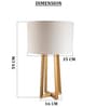 Gold Metal Zenith quad gold lamp