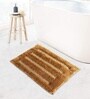 Gold Microfibre 18x30 Inches Absorbent Bath Mat