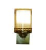 Bumpy Metal Wall Mounted Uplight Sconce (Yellow)