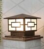Livi Antique Gold Mild Steel Gate Light