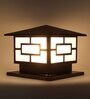 Livi Antique Gold Mild Steel Gate Light