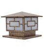 Livi Antique Gold Mild Steel Gate Light