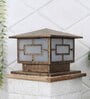 Livi Antique Gold Mild Steel Gate Light