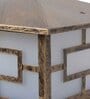 Livi Antique Gold Mild Steel Gate Light