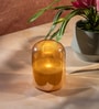 Gold Odorless Amber LED Flicker Candle Small