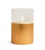 Gold Odorless Birch LED Light Candle Large