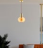 Madeline Gold Gold Glass Hanging Light
