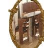 36 Inch Gold Vintage Bird Mirror in Metal Frame