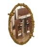 36 Inch Gold Vintage Bird Mirror in Metal Frame