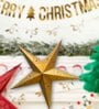 Gold Paper Christmas Star (Set of 2)