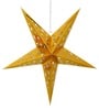 Gold Paper Christmas Star (Set of 2)
