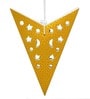 Gold Paper Christmas Star (Set of 2)
