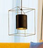 Glorious Gold Gold Ceramic Hanging Light