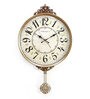 Gold Plastic Crack Pendulum Clock